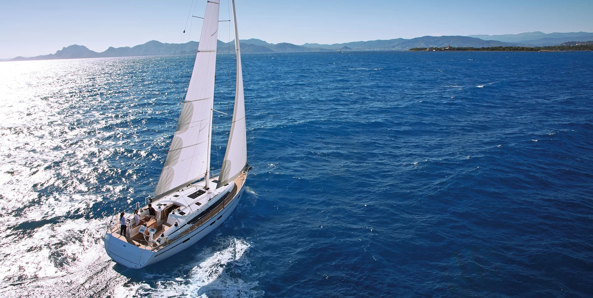 Bavaria Voyager 45 sailing on the Baltic Sea